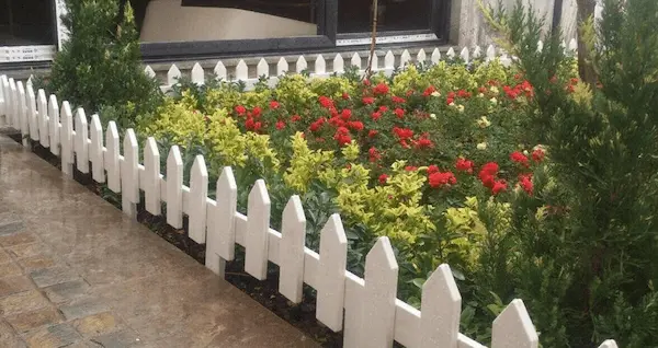 تصویر 2 از قیمت حصار دور باغچه پلیمری + خرید باور نکردنی